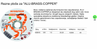 Rezna ploča 125x1.0x22.26 Aluminijum