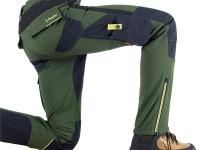 Kapriol pantalone DYNAMIC GARDENER ZELENO/CRNE