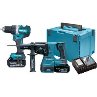 Makita aku set čekić bušilica i bušilica odvijač DLX2191TJ